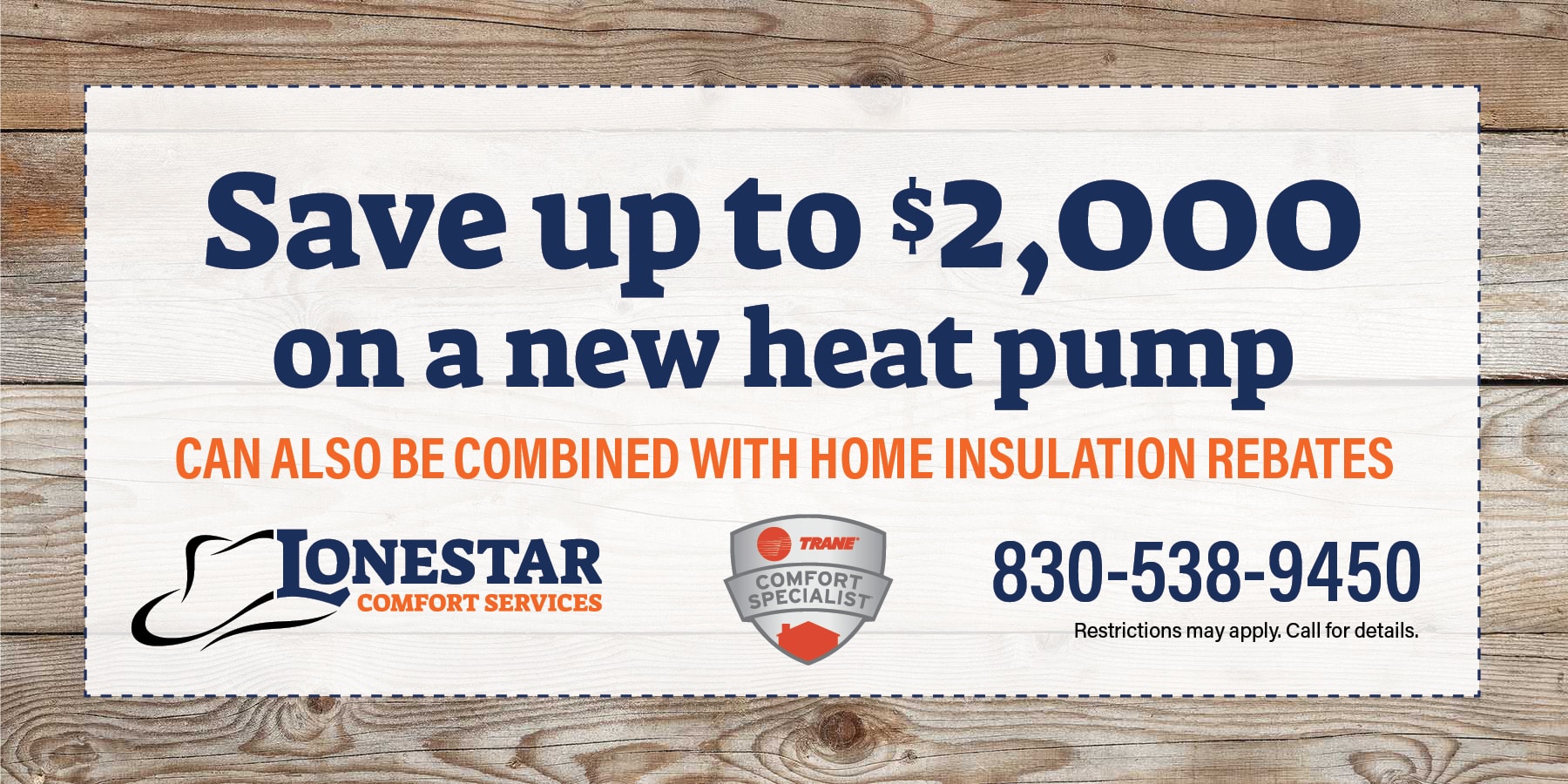 Save up to 00 on a new heat pump